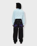 Minus Two Graff Noir Jeans(Logo Violet) (6)